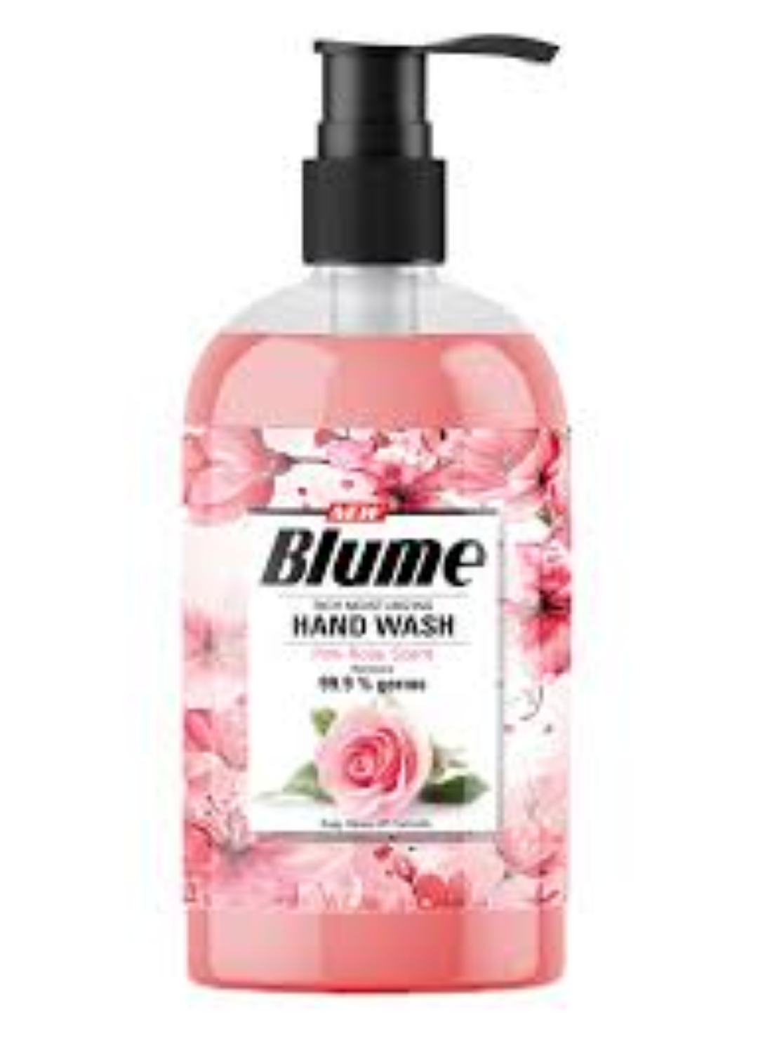 ROSY CREAM H/WASH PINK ROSE PETALS 500ML